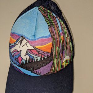 Beautiful art on trucker hat